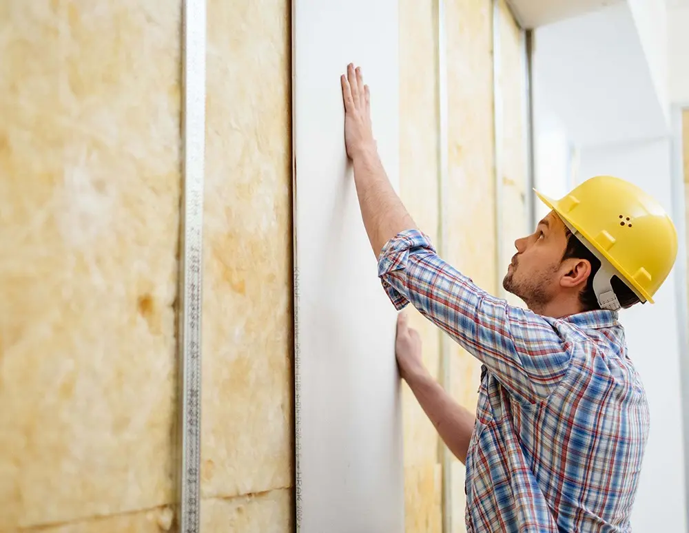 plasterboard wall