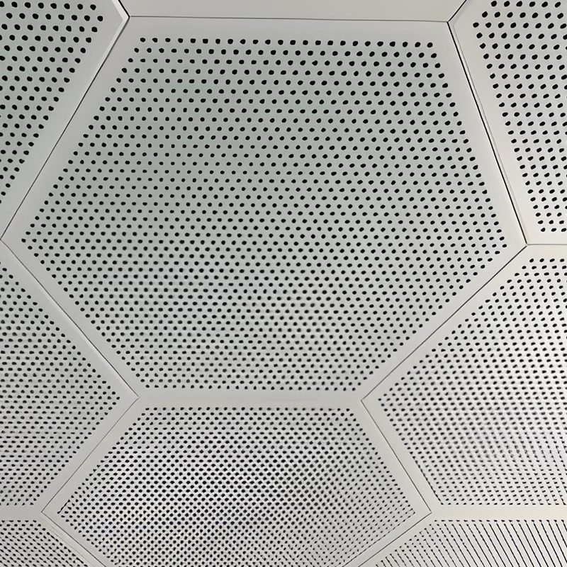 Aluminium Hexagon Ceiling Tiles