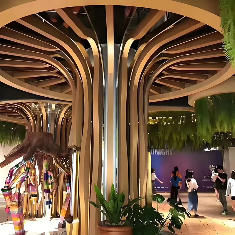 Shopping Mall Decorative Curved Panels