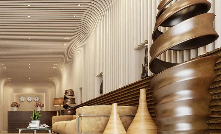 aluminium wood panel