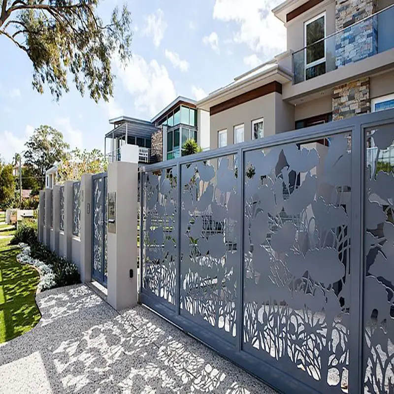 Metal garden screens