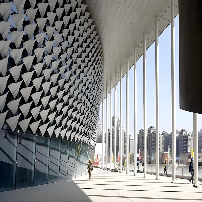 Spacial Building Aluminum Facade