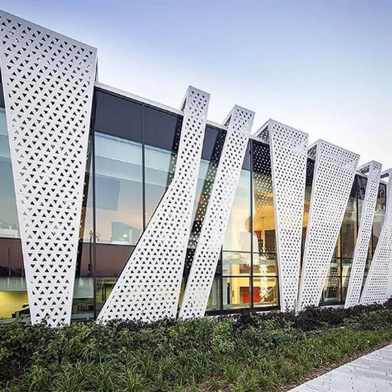 Aluminium Perforated Wall Cladding Facade