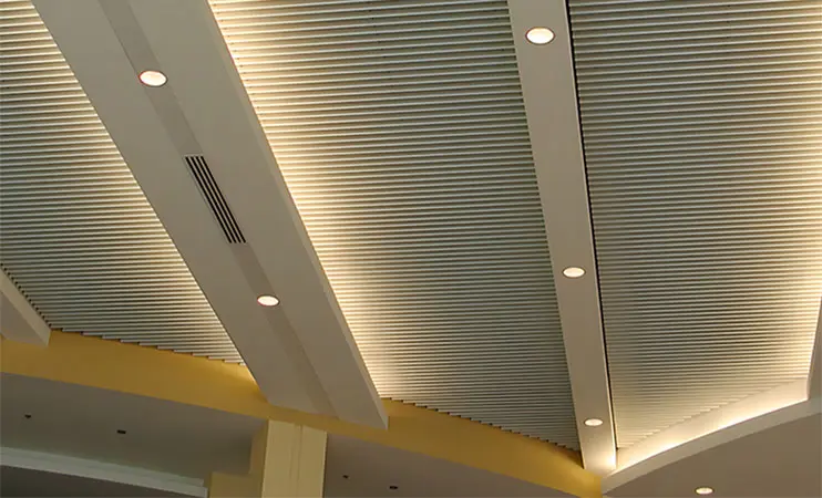metal baffle ceiling