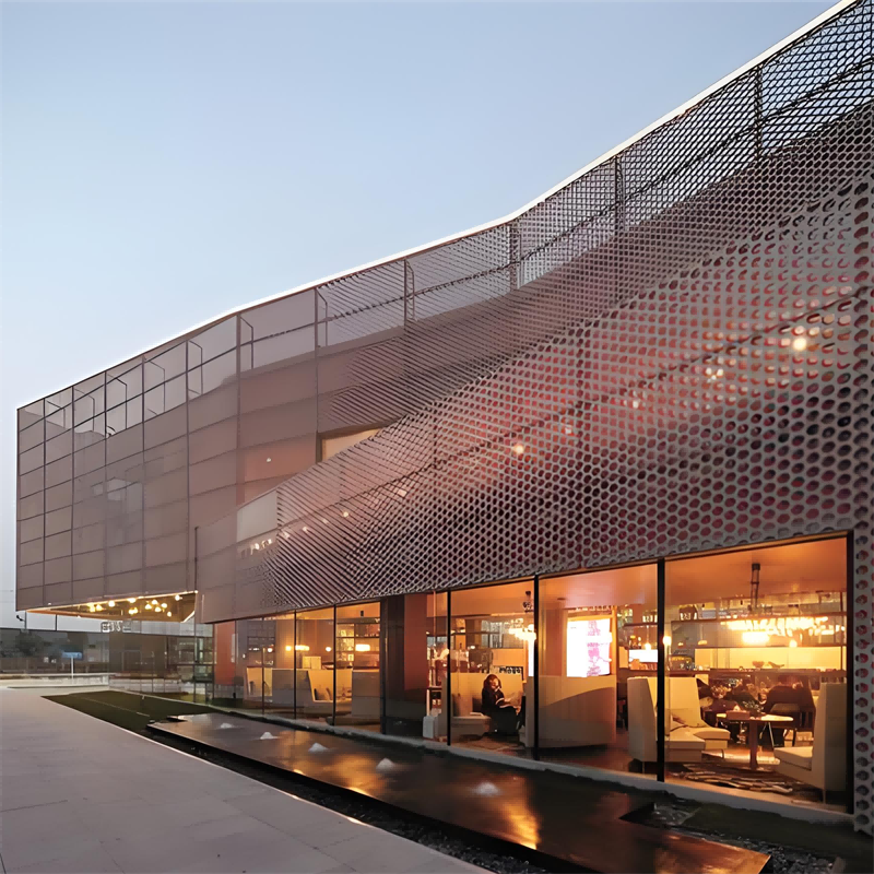 Commercial  Perforated Metal Facade(1)