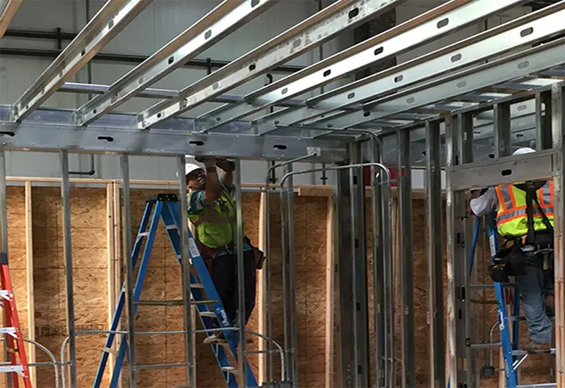 Steel Stud & Track Wall Framing System