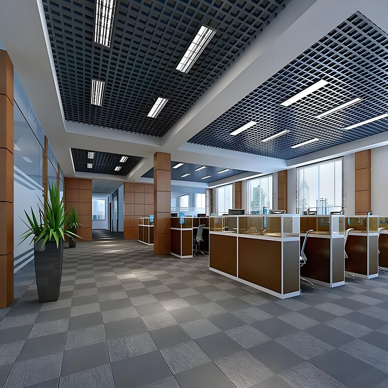 Office Aluminum suspended open cell ceiling