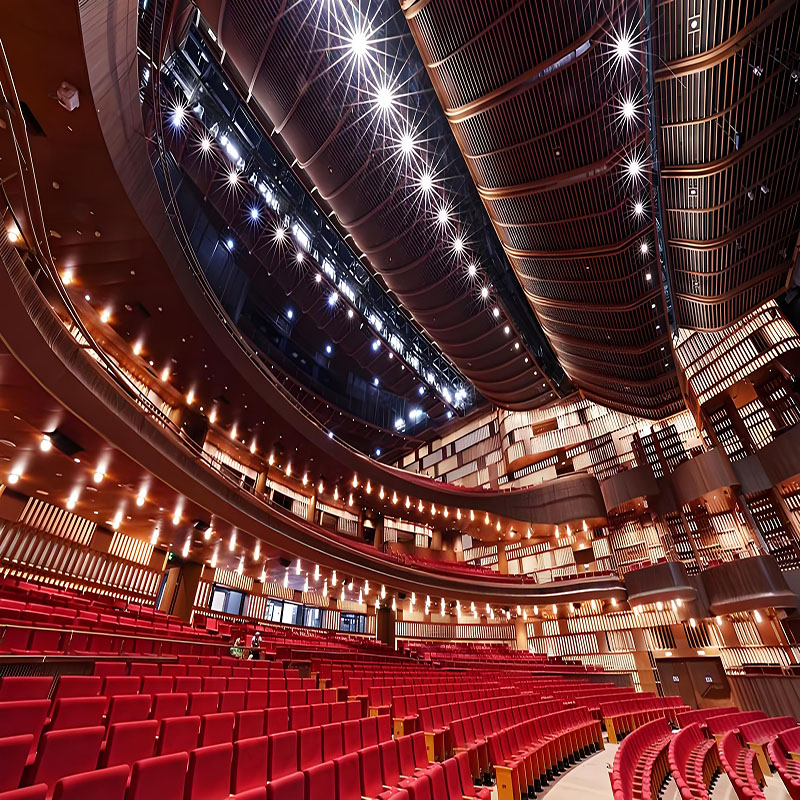 Grand Theater Aluminum Wave Ceiling Project