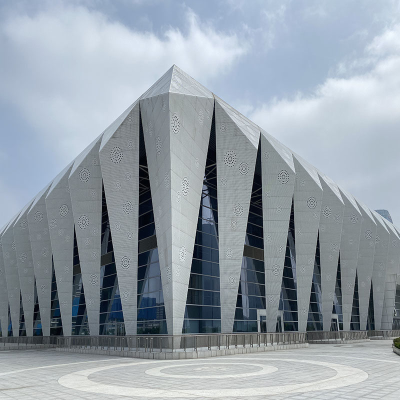 Stadiums Building Metal Facade