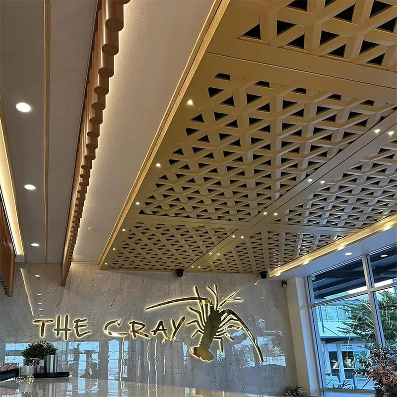 Aluminum Ceiling For Restaurant In Australia